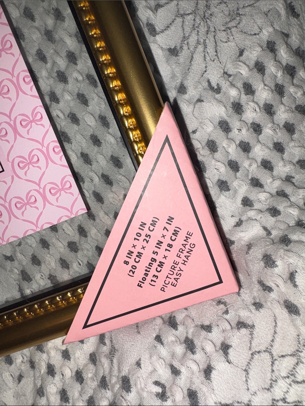 Juicy Couture Gold Frame 8x10 inches - Picture 2 of 6